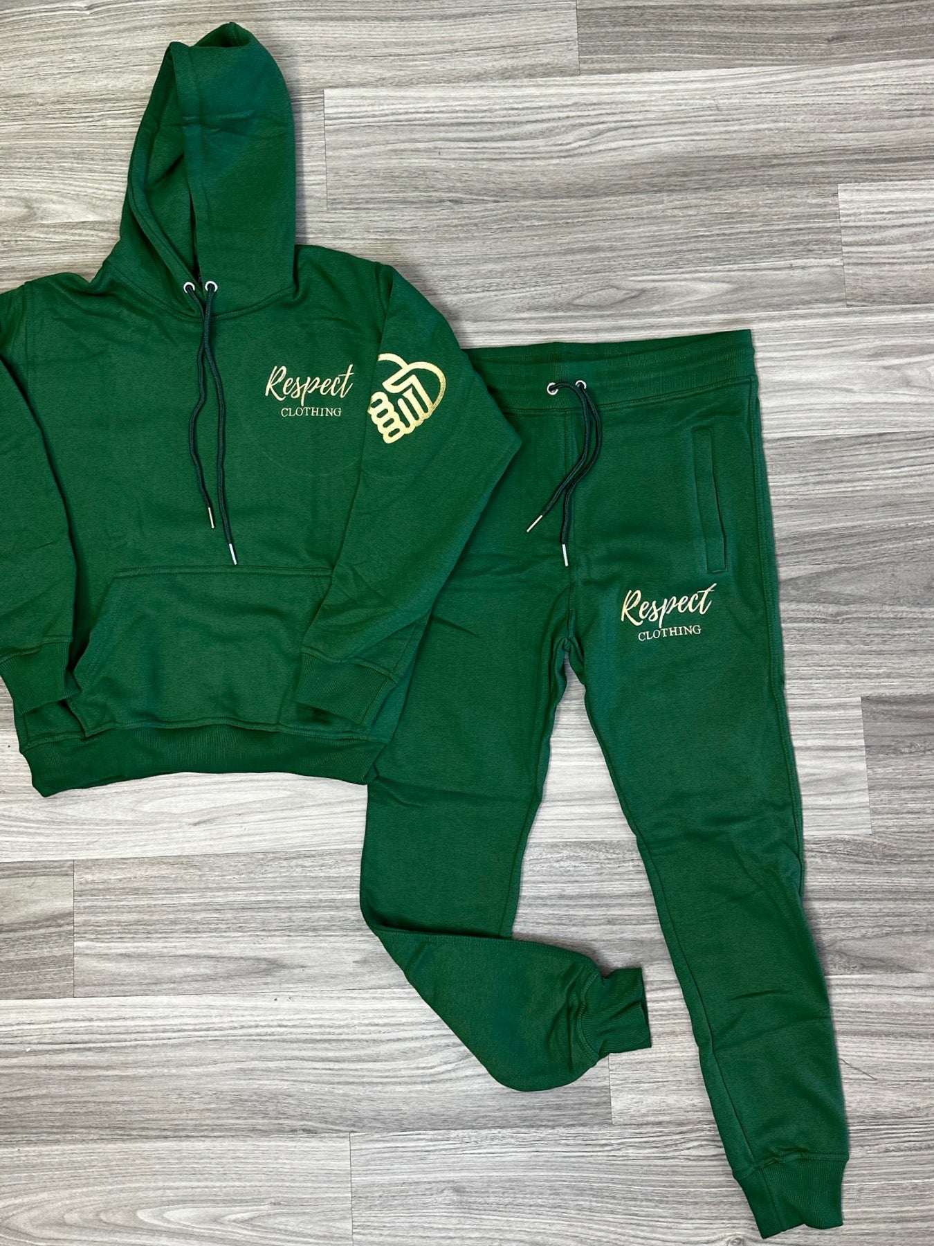 RC Bold Logo Joggers (Green/Tan)