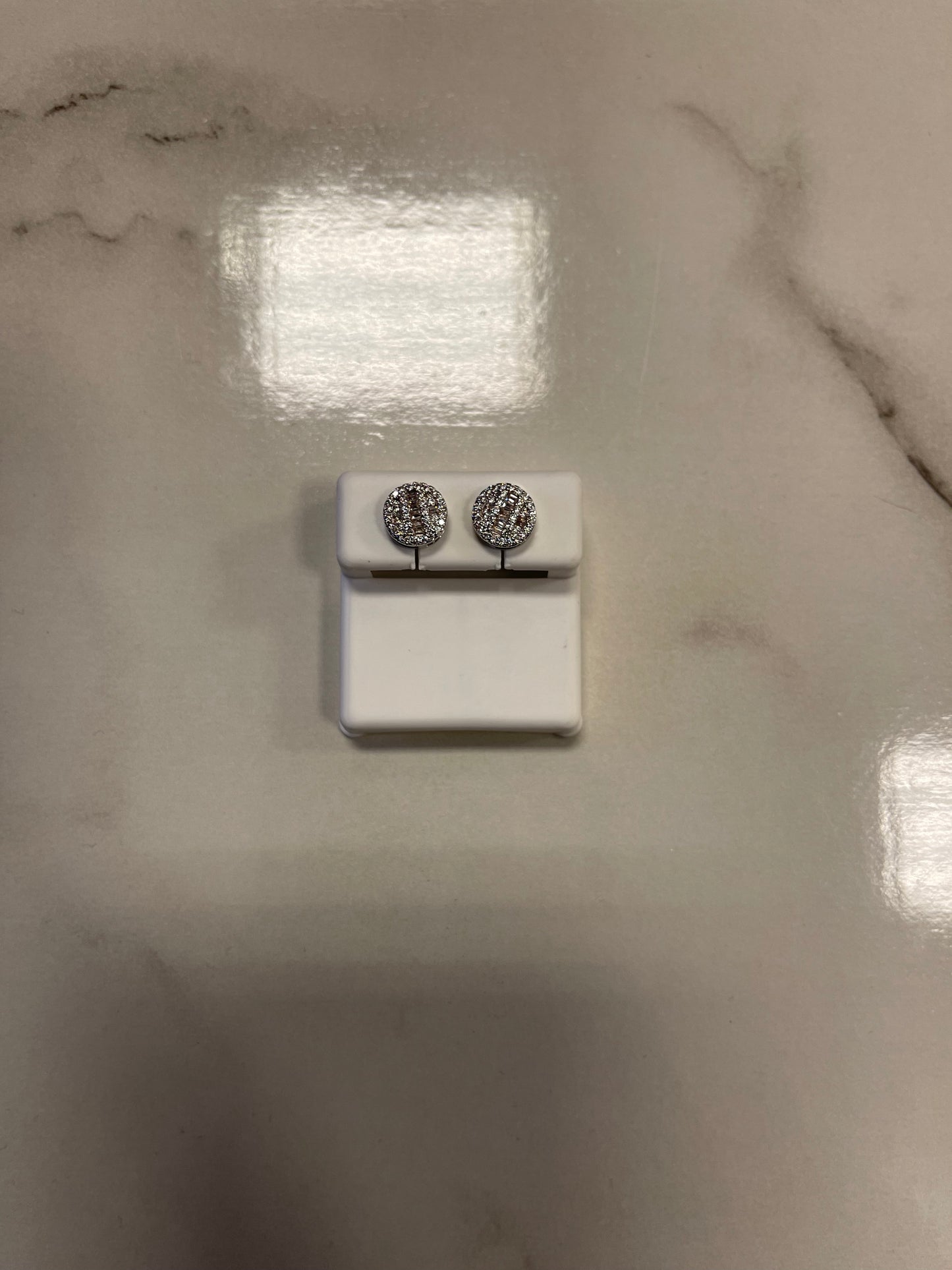 High End Cubic Zirconia Studs (Silver)