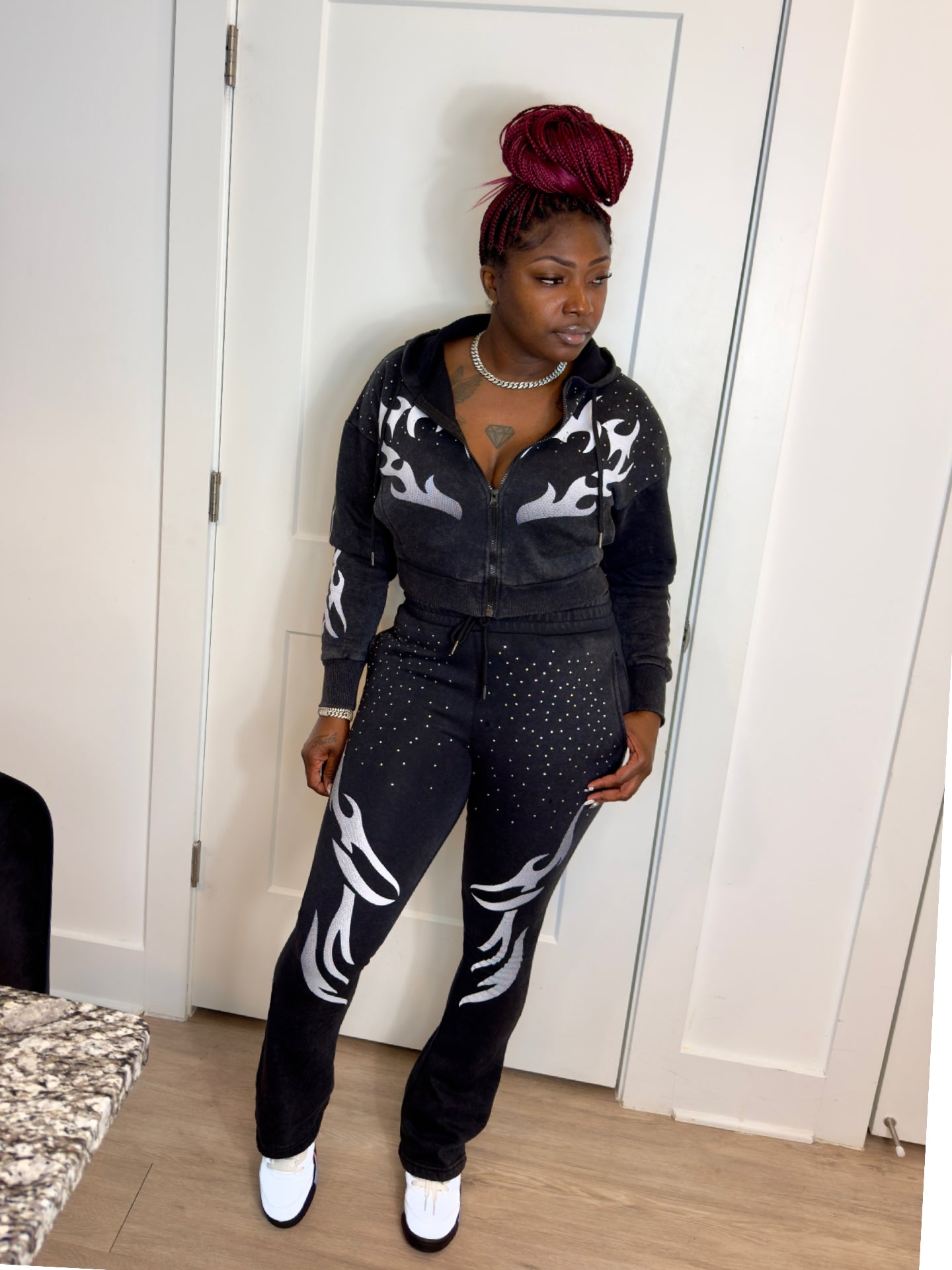 Rockstar Flame Pant Set