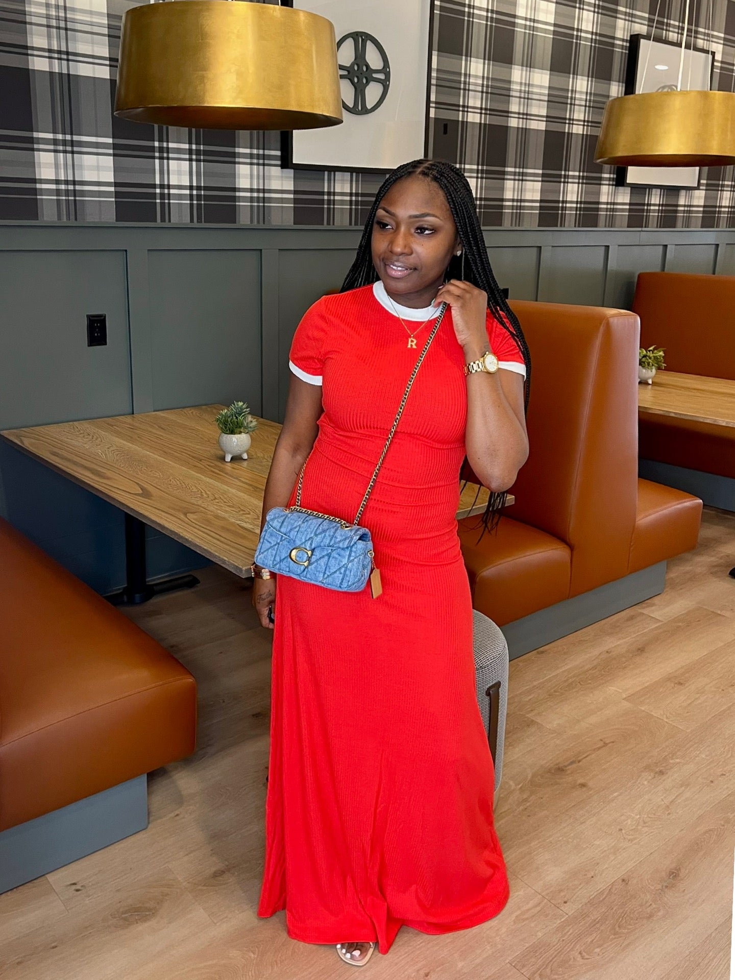 Breezy Maxi Dress (Red)