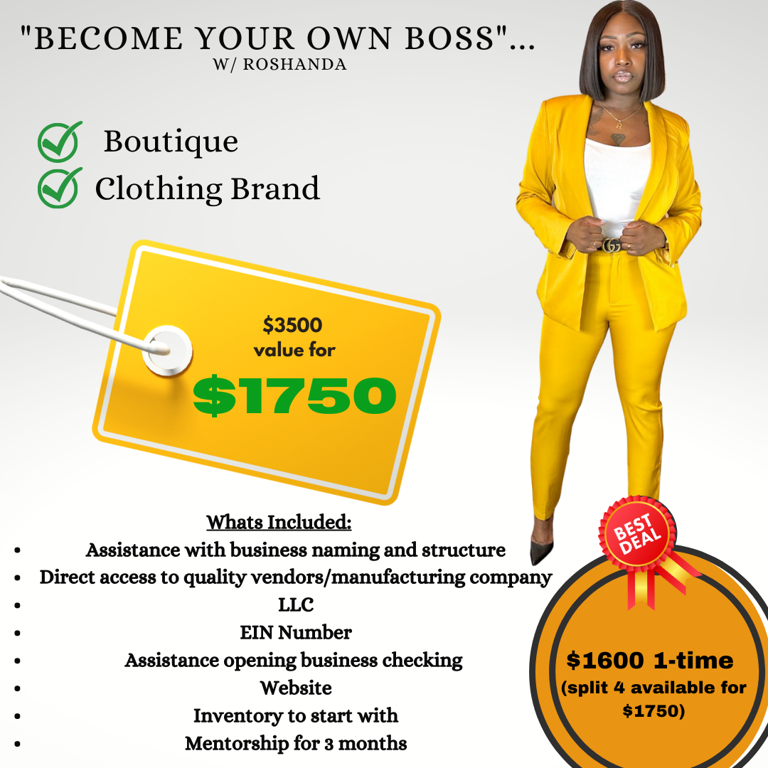 "Become Your Own Boutique Boss"