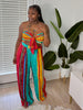 Multi-Color Tube Pant Set