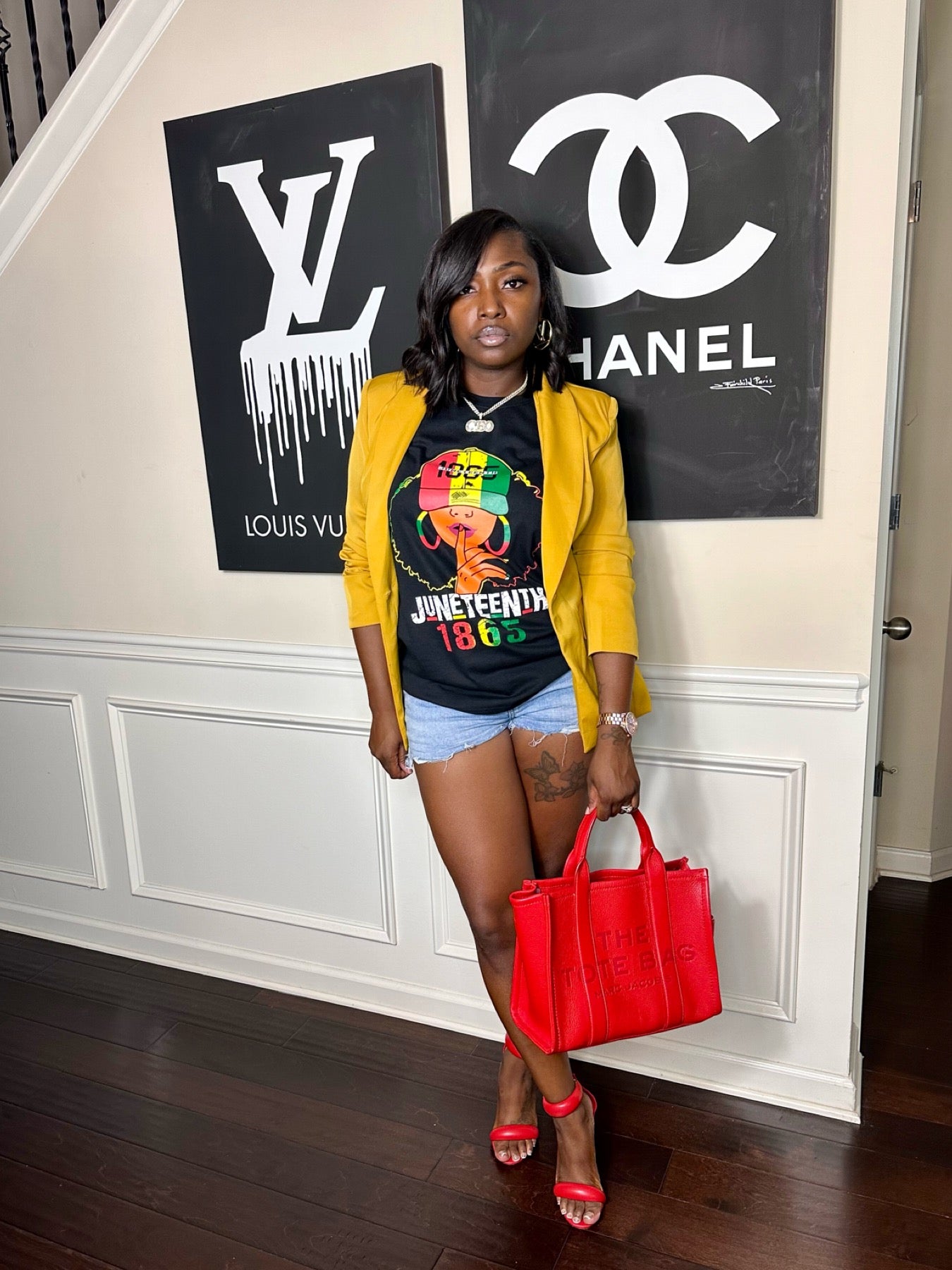 Brown Girl Juneteenth Color Tee