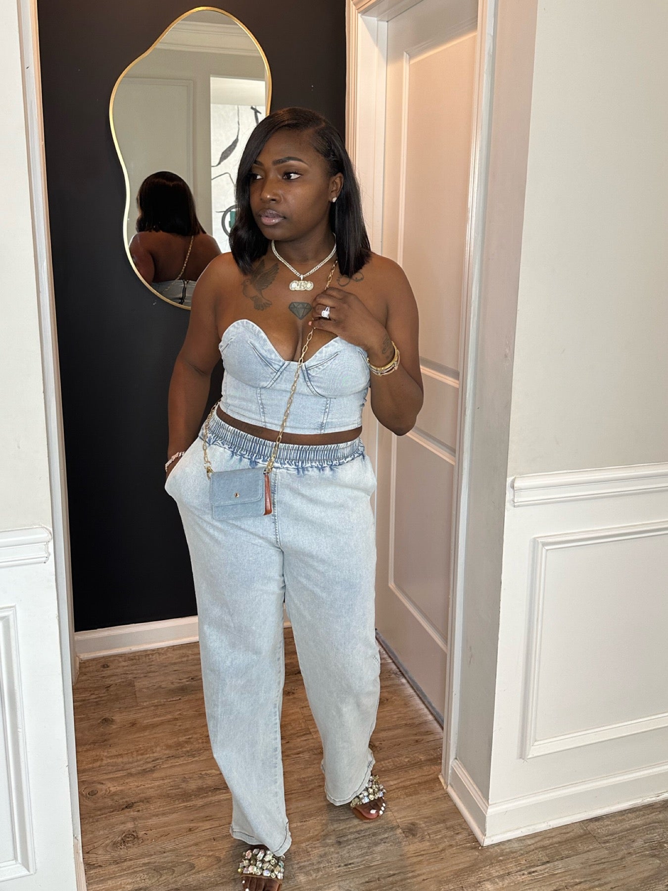 Corset Pant Set