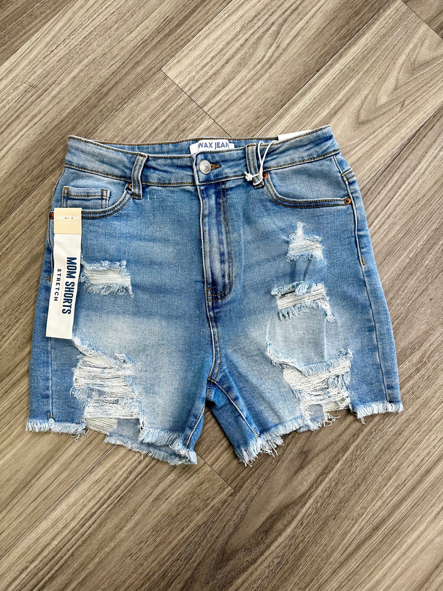 MOM Ripped Shorts (Light)