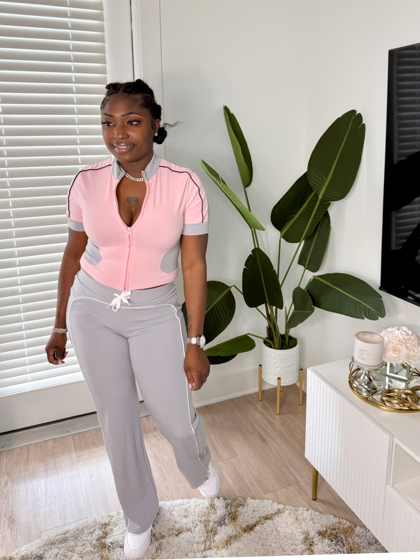 Contract Pant Set (Pink)