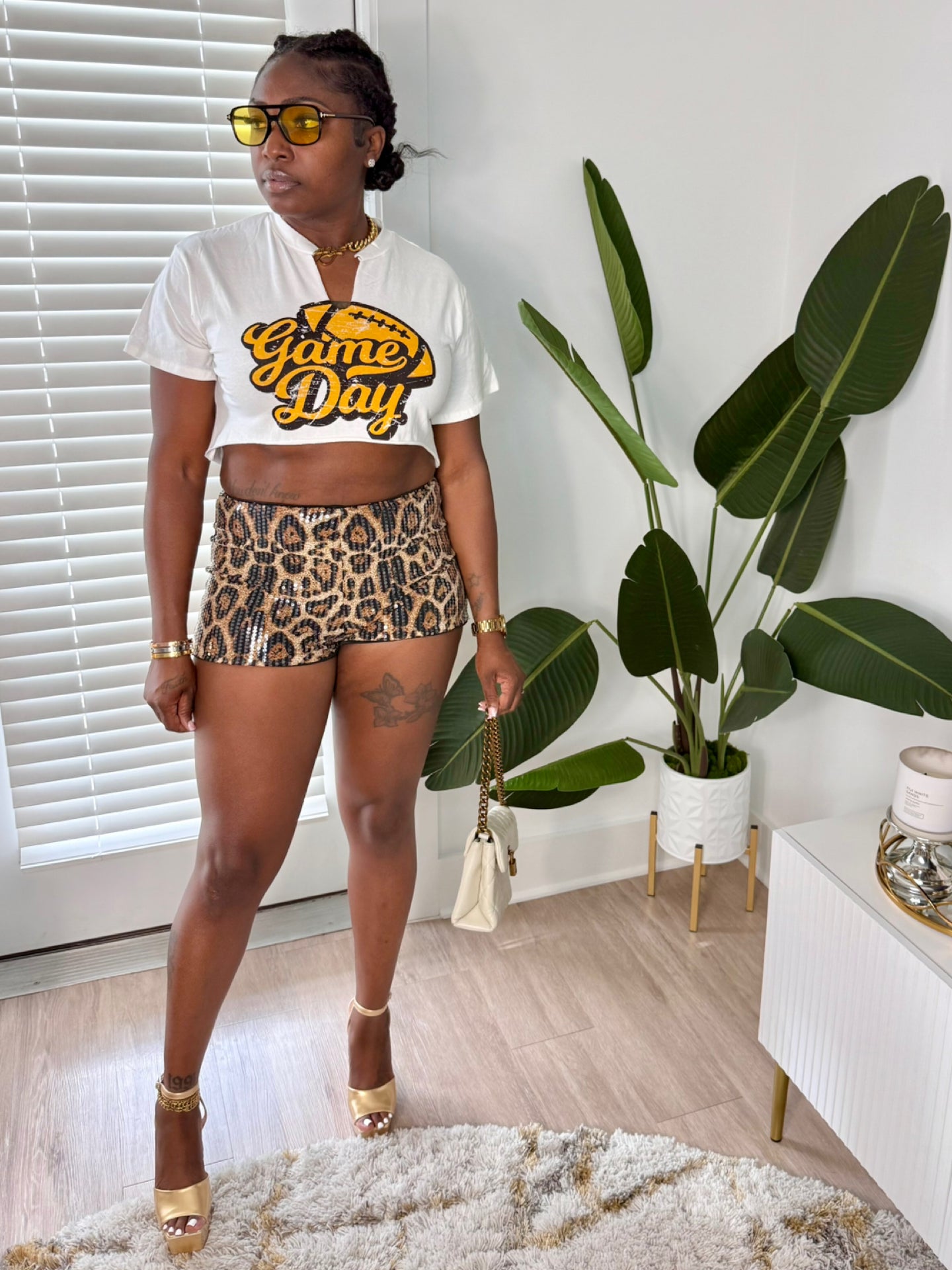 Leopard Shorts