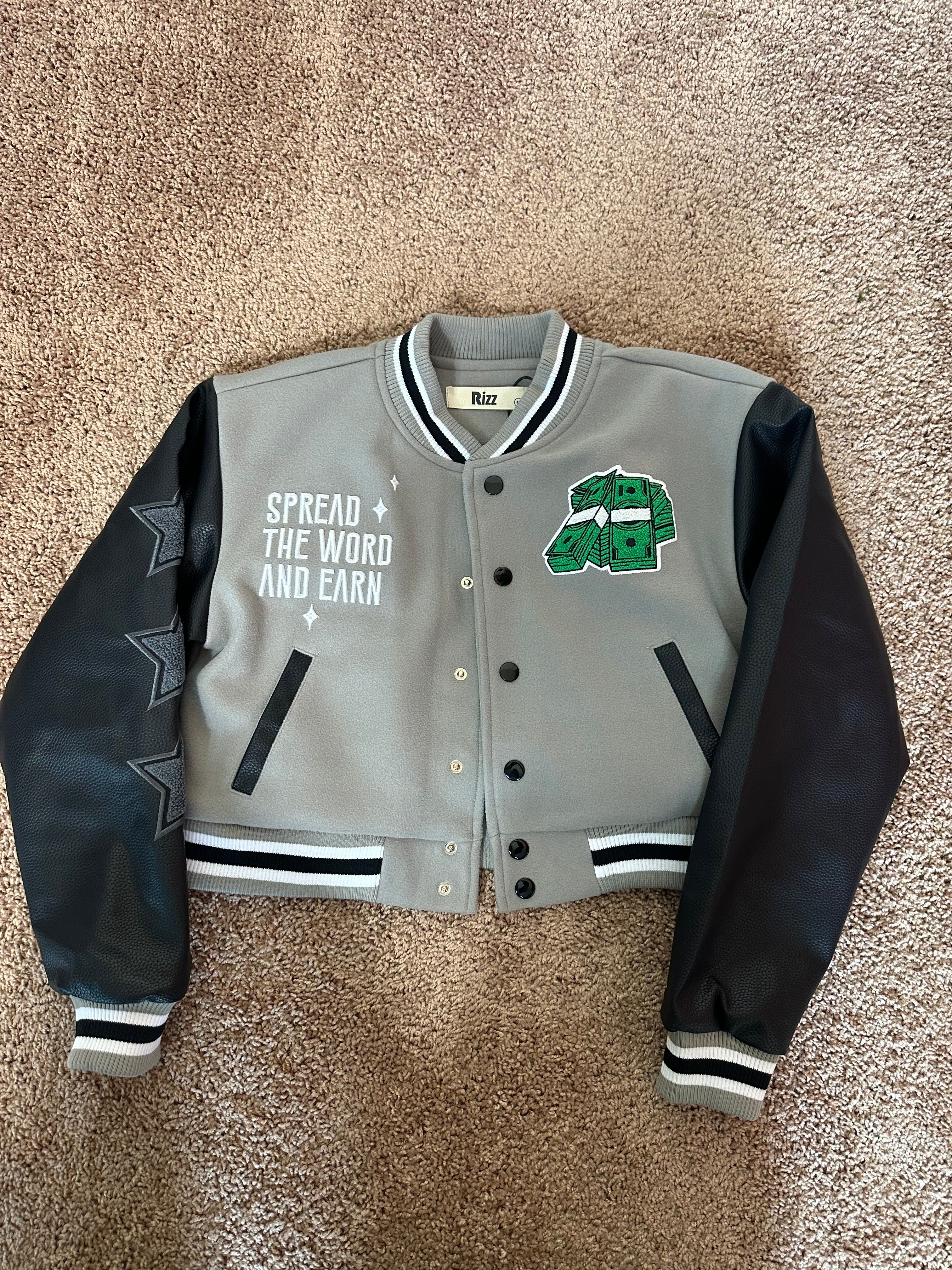 "Cash Only" Bomber Jacket