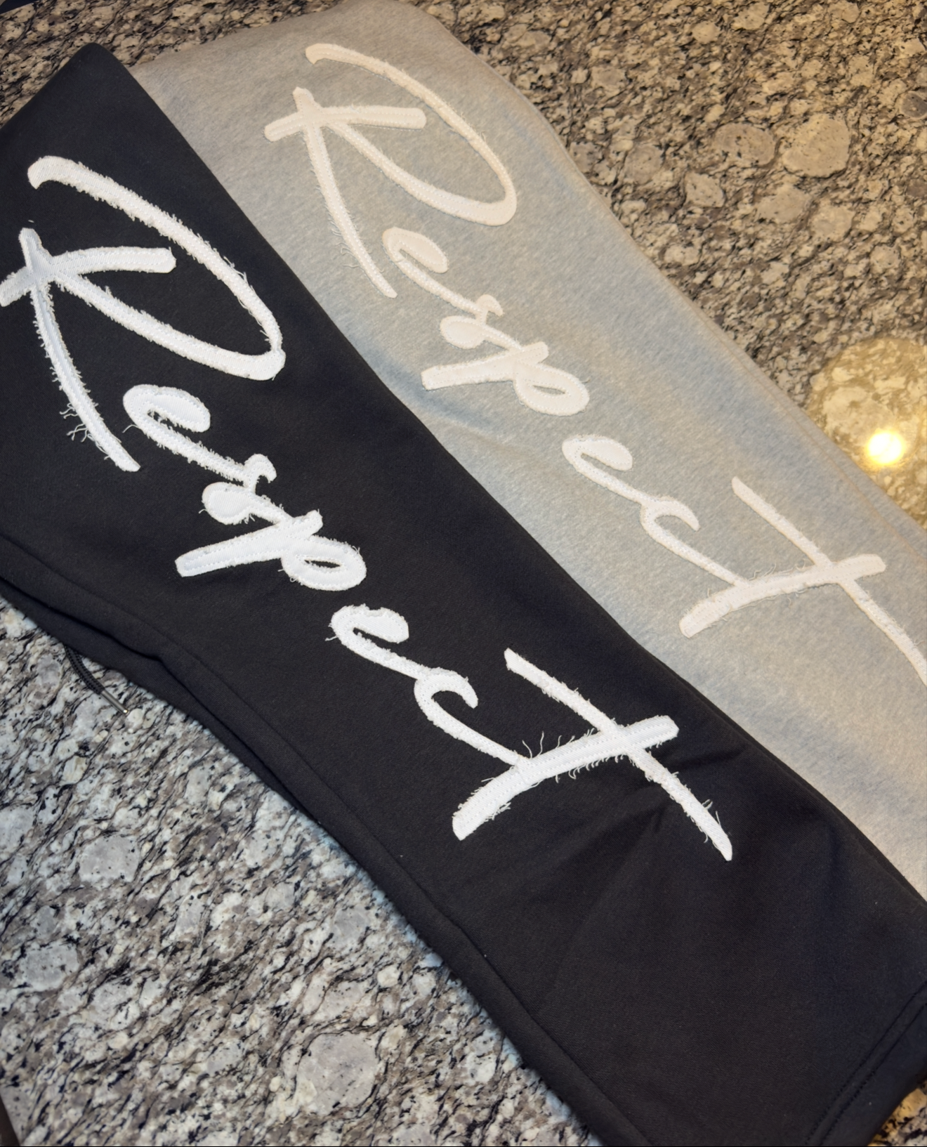 Respect F/W '25 Distressed Jogger Set (Black)