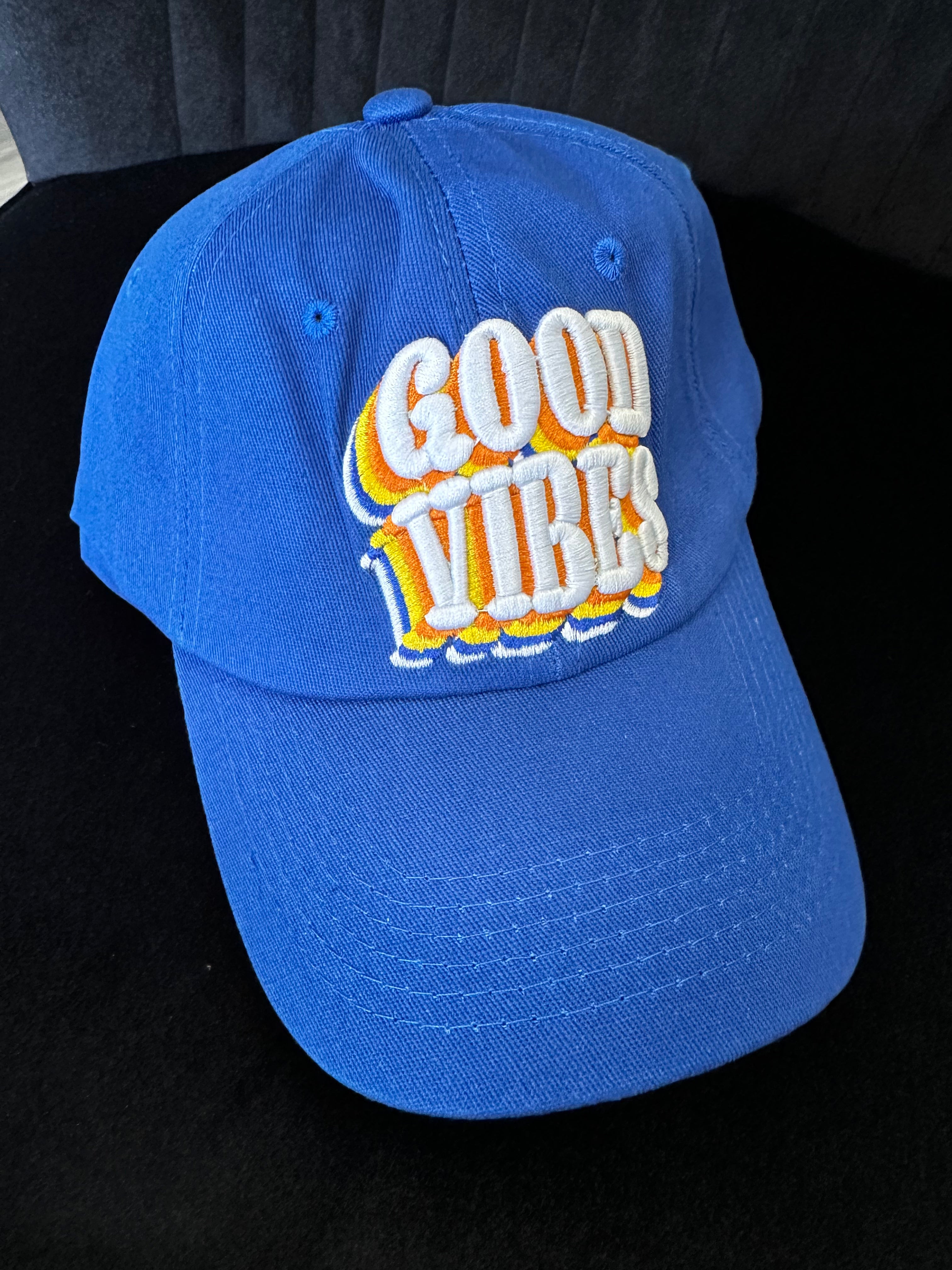 Good Vibes Baseball Cap  Baseball Cap  good vibes baseball hat  vibes baseball hat  good vibes dad hat