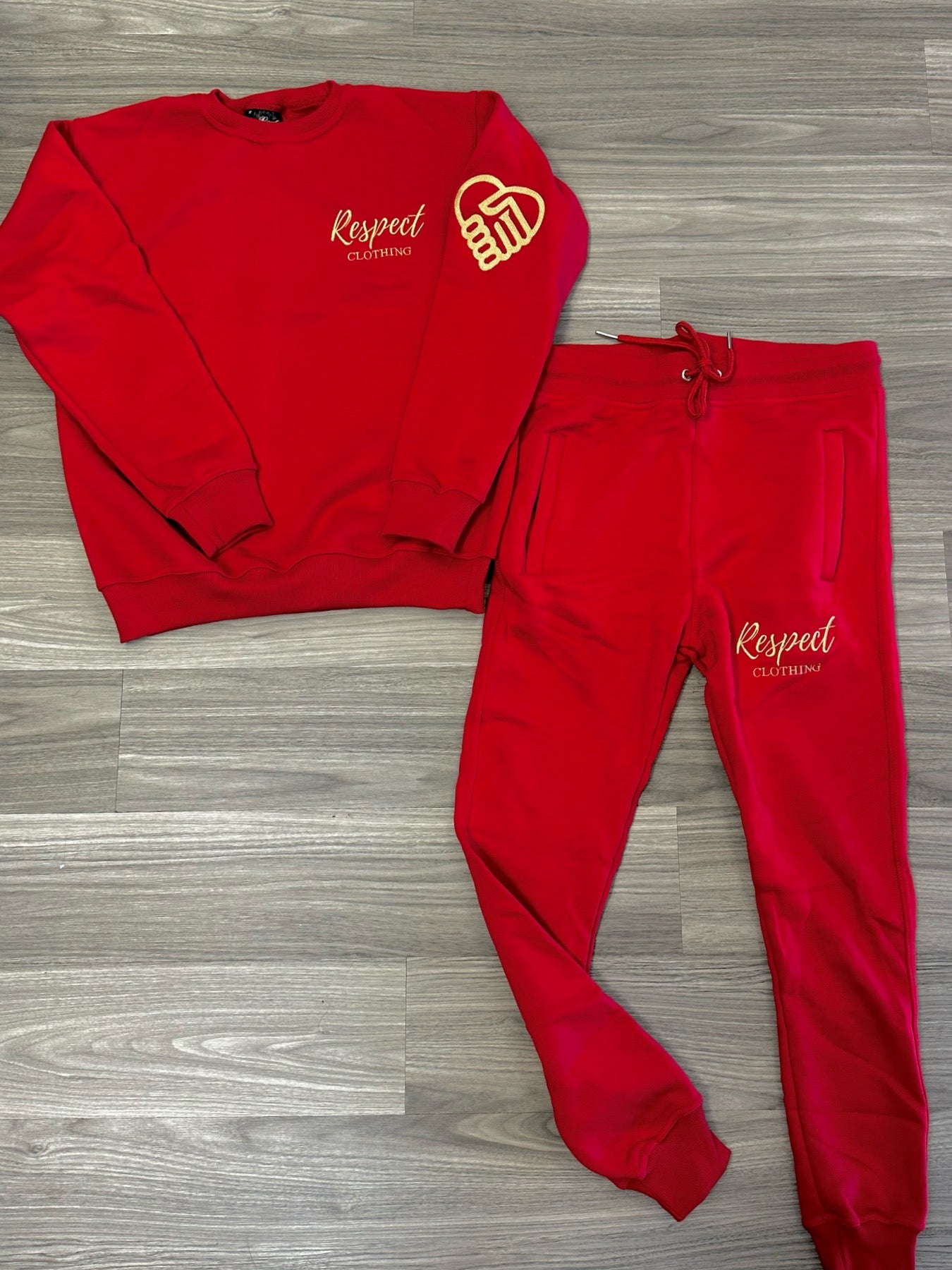 RC Bold Logo Sweatshirt (Red/Tan)